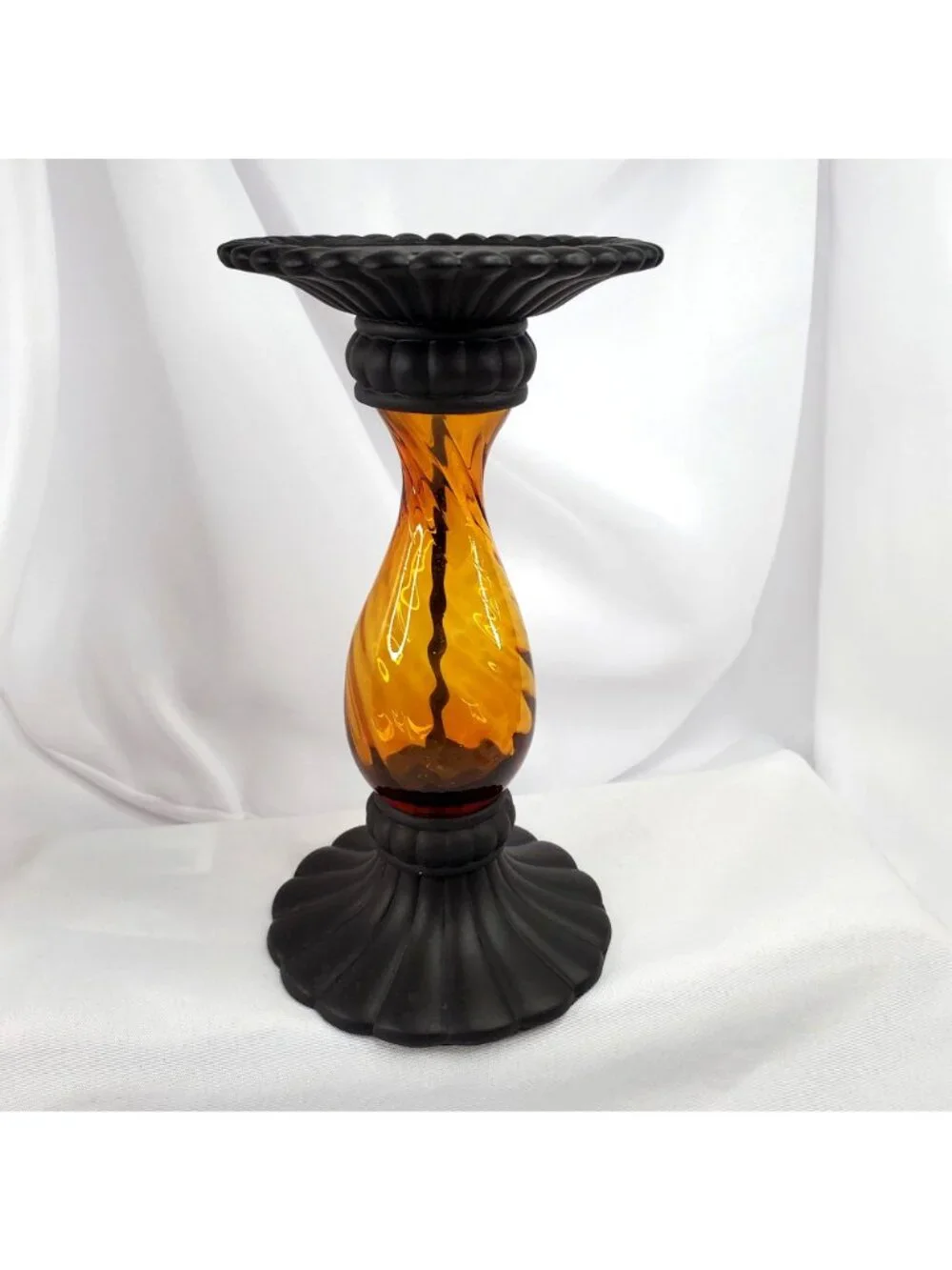 Partylite P8722 Global Fusion Taper Pillar Candle Peglite Holder Retired
